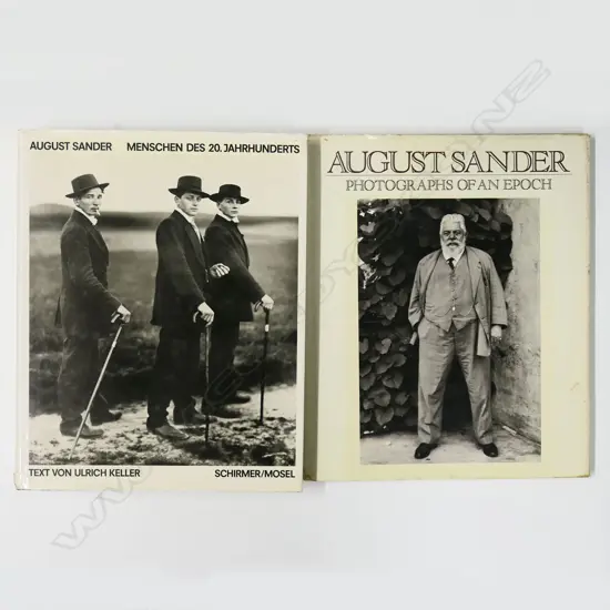 TWO AUGUST SANDER PHOTOGRAPHY BOOKS